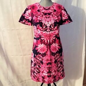 Michael Kors Pink Flowered Dress, Size: 4